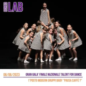 CoreoLAB 1 Posto Modern Gruppi Concorso Danza Talent For Dance Giugno 2023