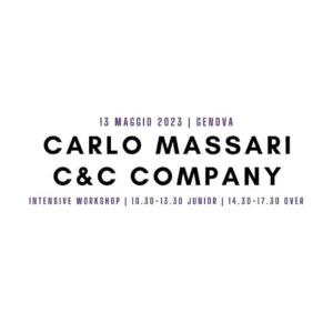 Locandina Intensive Workshop Carlo Massari CoreoLAB Scuola Danza Genova